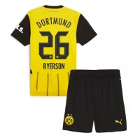 Borussia Dortmund Julian Ryerson #26 Heimtrikotsatz Kinder 2024-25 Kurzarm (+ Kurze Hosen)